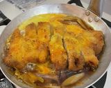 新玉ねぎで♪美味しいカツ丼！作り方5写真