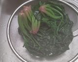 ほうれん草とベーコンのバター炒め作り方3写真