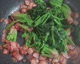 ほうれん草とベーコンのバター炒め作り方9写真