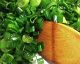 玉ねぎの葉っぱで油味噌炒め作り方3写真