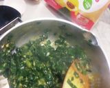玉ねぎの葉っぱで油味噌炒め作り方5写真