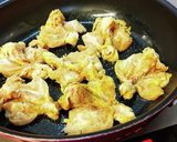 開き手羽元のカレー照り焼き。作り方3写真