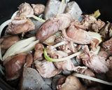 レバー、砂肝、蒟蒻と玉ねぎの甘辛煮作り方6写真