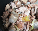 レバー、砂肝、蒟蒻と玉ねぎの甘辛煮作り方7写真