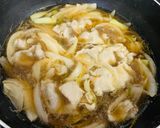 ブロッコリーと豚肉♡すき焼き風作り方4写真