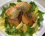 春キャベツとサーモンのちゃんちゃ焼き作り方6写真
