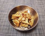 【"かえし" で簡単常備菜】蓮根きんぴら作り方3写真