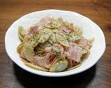 新ごぼうとベーコンで洋風きんぴら作り方6写真