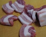 新ごぼうと豚ばらブロックで豚汁作り方2写真