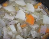 新ごぼうと豚ばらブロックで豚汁作り方5写真
