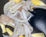 いかの糀カレー炒め作り方3写真