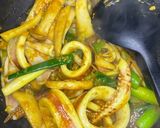 いかの糀カレー炒め作り方4写真