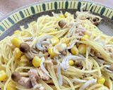 しらす＆しめじ＆ツナ＆白ネギの和風パスタ作り方5写真