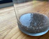 満足! チアシードきな粉の豆乳スムージー作り方1写真
