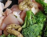 リカちゃん♡鶏ブロッコリーマスタード炒め作り方6写真