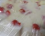 ぶっこみ☆餅たらこピザ♪作り方4写真
