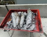 焼き芋　【炭火&溶岩石】作り方4写真