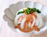 新玉ねぎの胡麻酢みそかけ作り方4写真