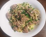 絶品☆きのことサルシッチャの和風パスタ作り方9写真