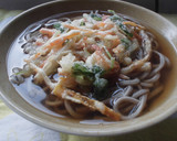 関東の立ち食いそば屋風！かき揚げそば♪作り方3写真