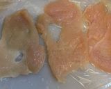 鶏むねチーズ天　米粉天ぷら衣作り方1写真