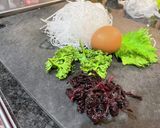 刺身のつまとダブルしそチャーハン作り方1写真