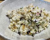 刺身のつまとダブルしそチャーハン作り方8写真