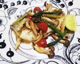 鱈と野菜の塩レモンソテー作り方8写真