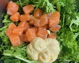 サーモンとからし菜の和えサラダ作り方5写真