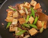 肉なしで節約◎厚揚げとねぎの旨辛味噌炒め作り方6写真