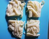 味付けなしの簡単うどんピザ作り方2写真