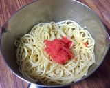 明太子スパゲッティ作り方3写真