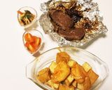 あげ豆腐&えのき&エビチリ炒め♡作り方5写真