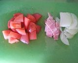 トマト入り❤カレースープパスタ作り方1写真
