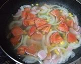 トマト入り❤カレースープパスタ作り方4写真