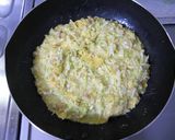 お好み焼き風✿キャベ玉ツナ焼き♫作り方3写真