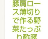 豚肩ロース薄切りで作る野菜たっぷり酢豚作り方10写真