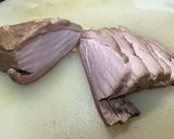 ラーメン用に豚モモ肉でレアチャーシュー作り方6写真