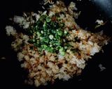 干しエビとネギの炒飯作り方4写真