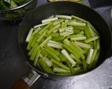 八尾の若ゴボウ　葉　茎　根それぞれレシピ作り方8写真