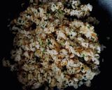 干しエビとネギの炒飯作り方5写真