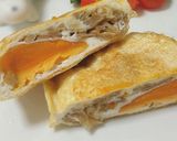 薄揚げde玉子ときんぴらチーズサンド作り方8写真