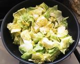 簡単ヘルシー☆春キャベツのアンチョビ炒め作り方5写真