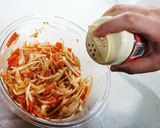 カリカリもちっと美味しい☆キムチチヂミ♫作り方9写真