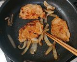 玉ねぎと豚のしょうが焼き作り方3写真