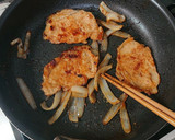 玉ねぎと豚のしょうが焼き作り方3写真