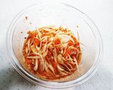 カリカリもちっと美味しい☆キムチチヂミ♫作り方10写真