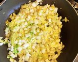 白菜と鮭のクリームパスタ作り方3写真