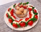 味付けうずらの卵とミニトマトのピンチョス作り方4写真