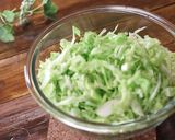 春キャベツと搾菜の旨味炒め作り方3写真